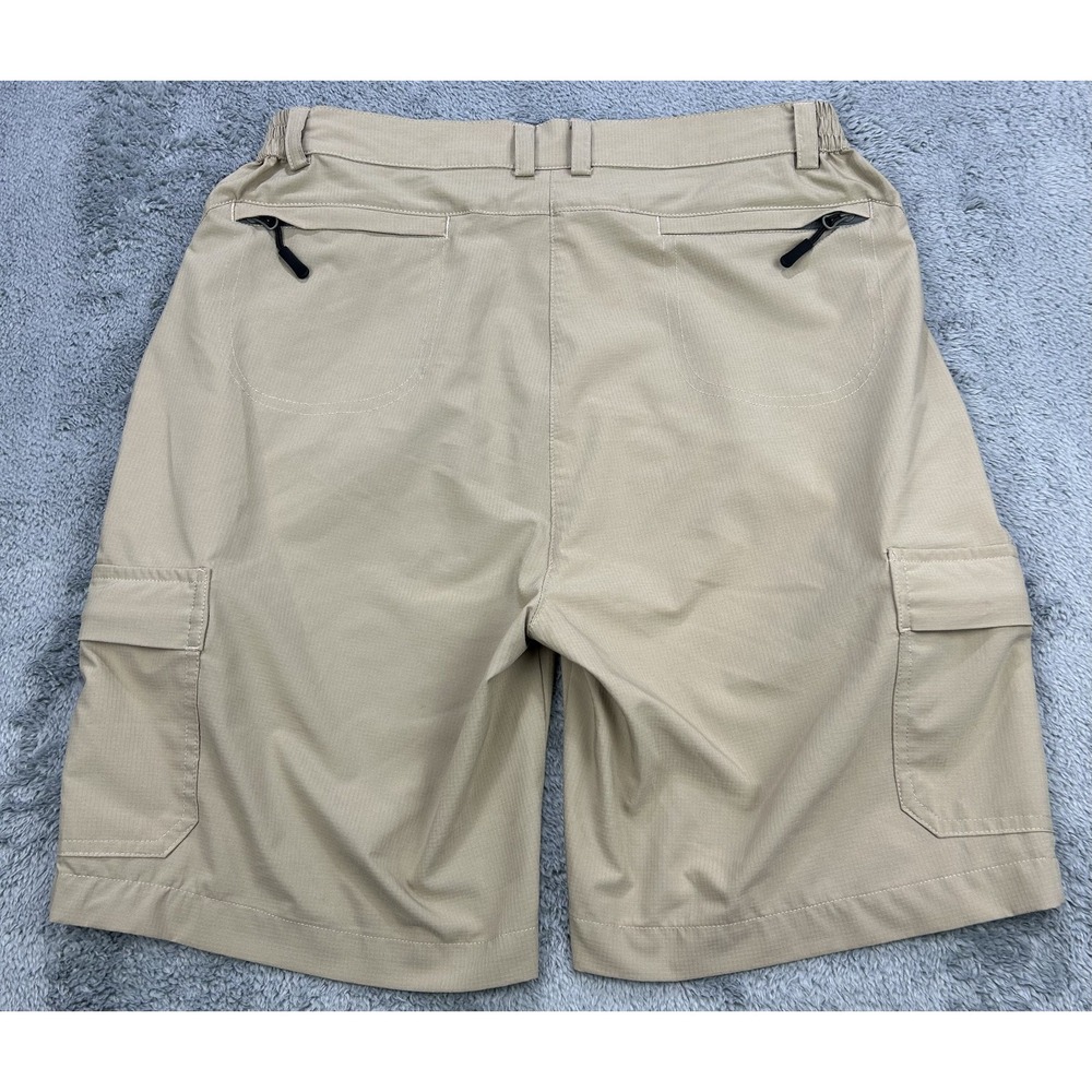 Mapamyumco Women Shorts L Beige Cargo Sports Outdoors Breathable Ripstop UPF 50+